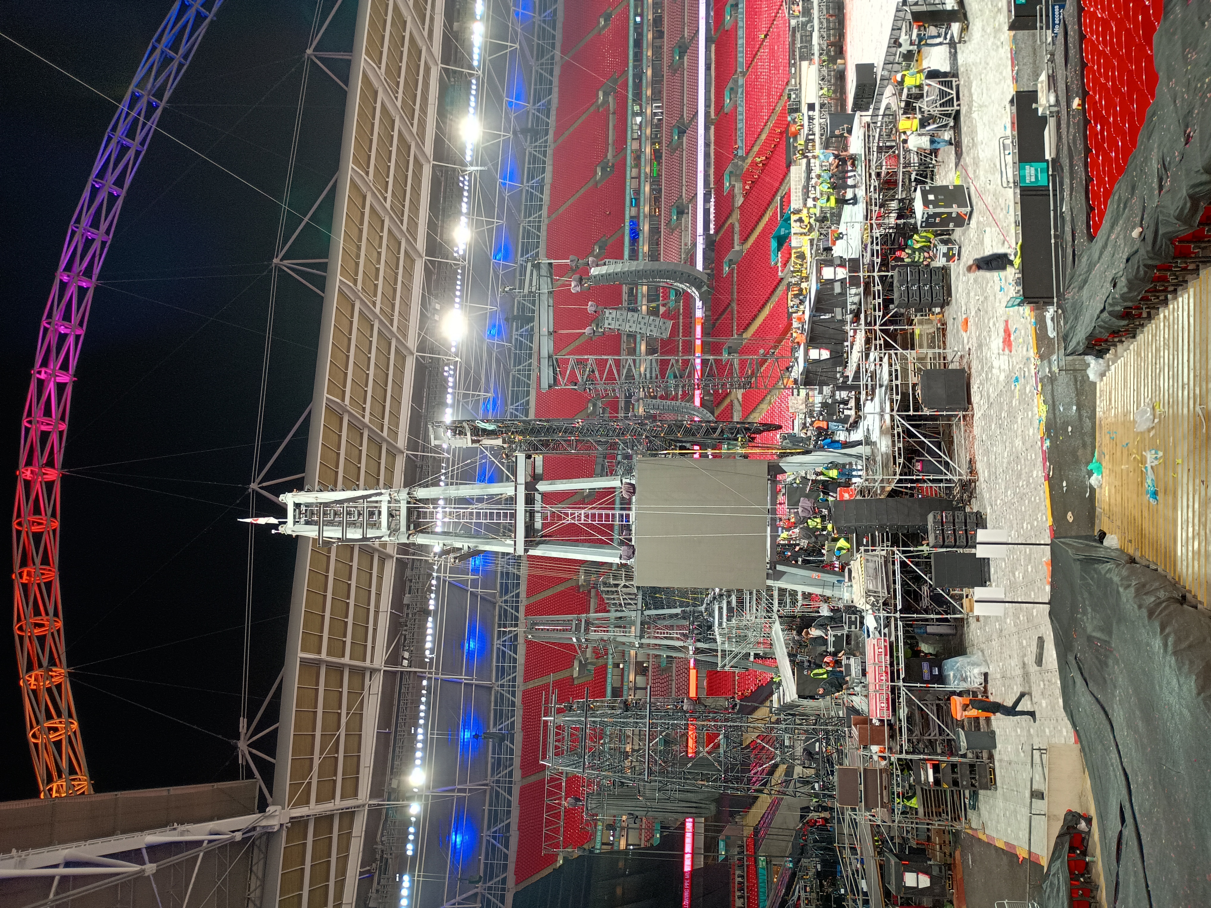 Event Rigging - Coldplay 2025
